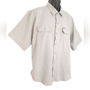 Orvis Button Down Short Sleeve Shirt‎ sz XXL